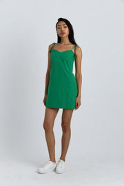 ROBE AUBELA VERT MENTHE